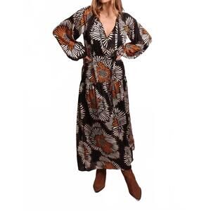 NEW TRAFFIC PEOPLE blame maxi dress in black